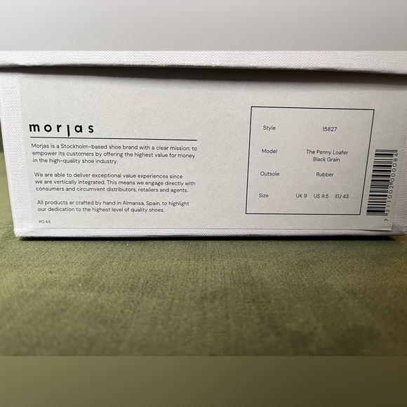 Morjas Penny Loafer - Black Grain - US 9.5 - Picture 9 of 9